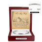 Cuff Bracelet Engraved - To My Wife "I Love You Beyond Words"