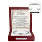 Cuff Bracelet Engraved - To My Daughter "You Are My Greatest Pride and Joy"