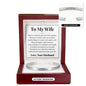 Cuff Bracelet Engraved - To My Wife "I Had You and You Had Me"