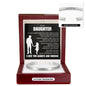 Cuff Bracelet Engraved - To My Daughter "The Most Beautiful Blessing Of My Life"