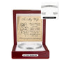 Cuff Bracelet Engraved - To My Wife "I'd Choose You"