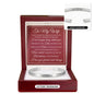 Cuff Bracelet Engraved - To My Wife "Marrying You Was The Best Decision I Have Ever Made"