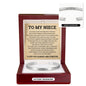 Cuff Bracelet Engraved - To My Niece "You Are a Gift"