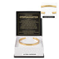 Cuff Bracelet Engraved - To My Badass Stepdaughter "I Will Forever Be Here For You"