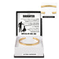 Cuff Bracelet Engraved - To My Daughter "Never Give Up. I Believe In You"