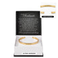 Cuff Bracelet Engraved - To My Soulmate "I'm Ready To Be Your Last"