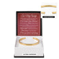 Cuff Bracelet Engraved - To My Wife "Marrying You Was The Best Decision I Have Ever Made"