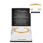 Cuff Bracelet Engraved - To My Daughter "Never Forget That I Love You"