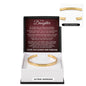 Cuff Bracelet Engraved - To My Daughter "You Are A Gift, A Blessing, and A Constant Light In My Heart"