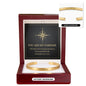 Cuff Bracelet Engraved - "You Are My Compass"