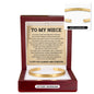 Cuff Bracelet Engraved - To My Niece "You Are a Gift"