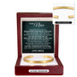 Cuff Bracelet Engraved - To My Niece "You Are My Pride, My Joy, and The Very Best Part of Who I Am"