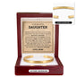 Cuff Bracelet Engraved - To My Bonus Daughter "Always Keep Me In Your Heart"