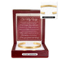 Cuff Bracelet Engraved - To My Wife "Marrying You Was The Best Decision I Have Ever Made"