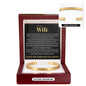 Cuff Bracelet Engraved - To My Wife "You Are My Best Friend, My Soulmate and My Whole World"