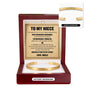 Cuff Bracelet Engraved - To My Niece "You Will Always Be The Greatest Part of My Story"