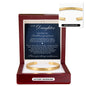 Cuff Bracelet Engraved - To My Daughter "Never Forget That I Will Love You Forever"