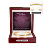 Cuff Bracelet Engraved - To My Niece "Remember That I'm With You in Spirit"