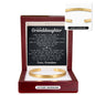 Engraved Cuff Bracelet - To My Granddaughter "You Are Brave, Capable, and Stronger Than You May Realize"