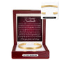 Cuff Bracelet Engraved - To My Beautiful Soulmate "I Have Found My Home"