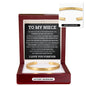 Cuff Bracelet Engraved - To My Niece "I'm Always With You"