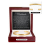 Cuff Bracelet Engraved - To My Soulmate "I'm Ready To Be Your Last"