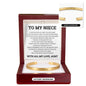 Cuff Bracelet Engraved - To My Niece "The Sky is The Limit For You"