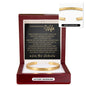 Cuff Bracelet Engraved - To My Beautiful Wife "I Can't Live Without You"