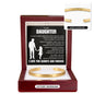Cuff Bracelet Engraved - To My Daughter "The Most Beautiful Blessing Of My Life"