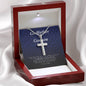 Godfather and Godson Gift, Engraved Cross Necklace
