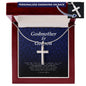 Godmother and Godson Gift | Personalized Cross Necklace | Godson Jewelry | Godson Gift