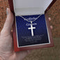 Godfather and Godson Gift, Engraved Cross Necklace