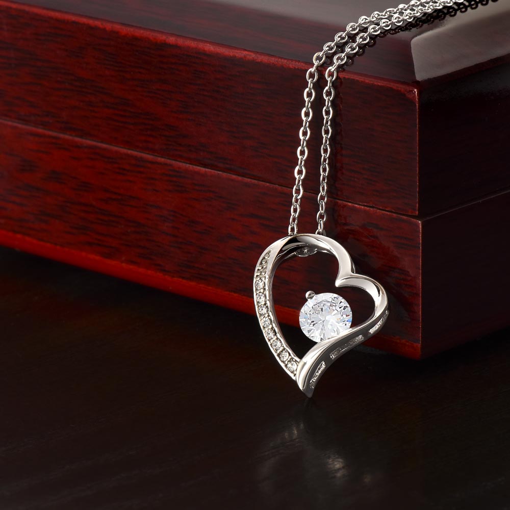 Forever Love Necklace - To My Wife "I'd Rather"