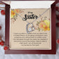 To My Sister, Forever Heart Necklace