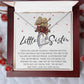 Forever Heart Necklace, Little Sister Gift