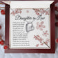 Daughter In Law, Forever Heart Necklace