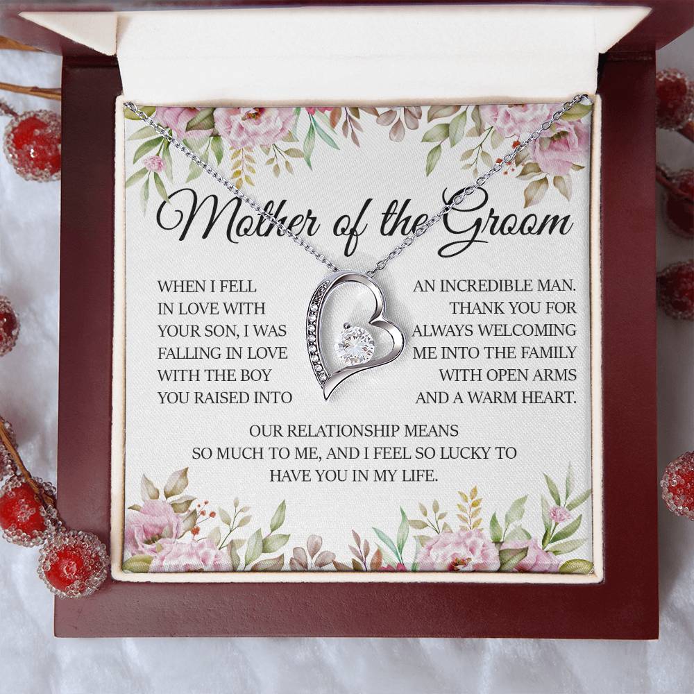 Mother of The Groom, Forever Love Necklace
