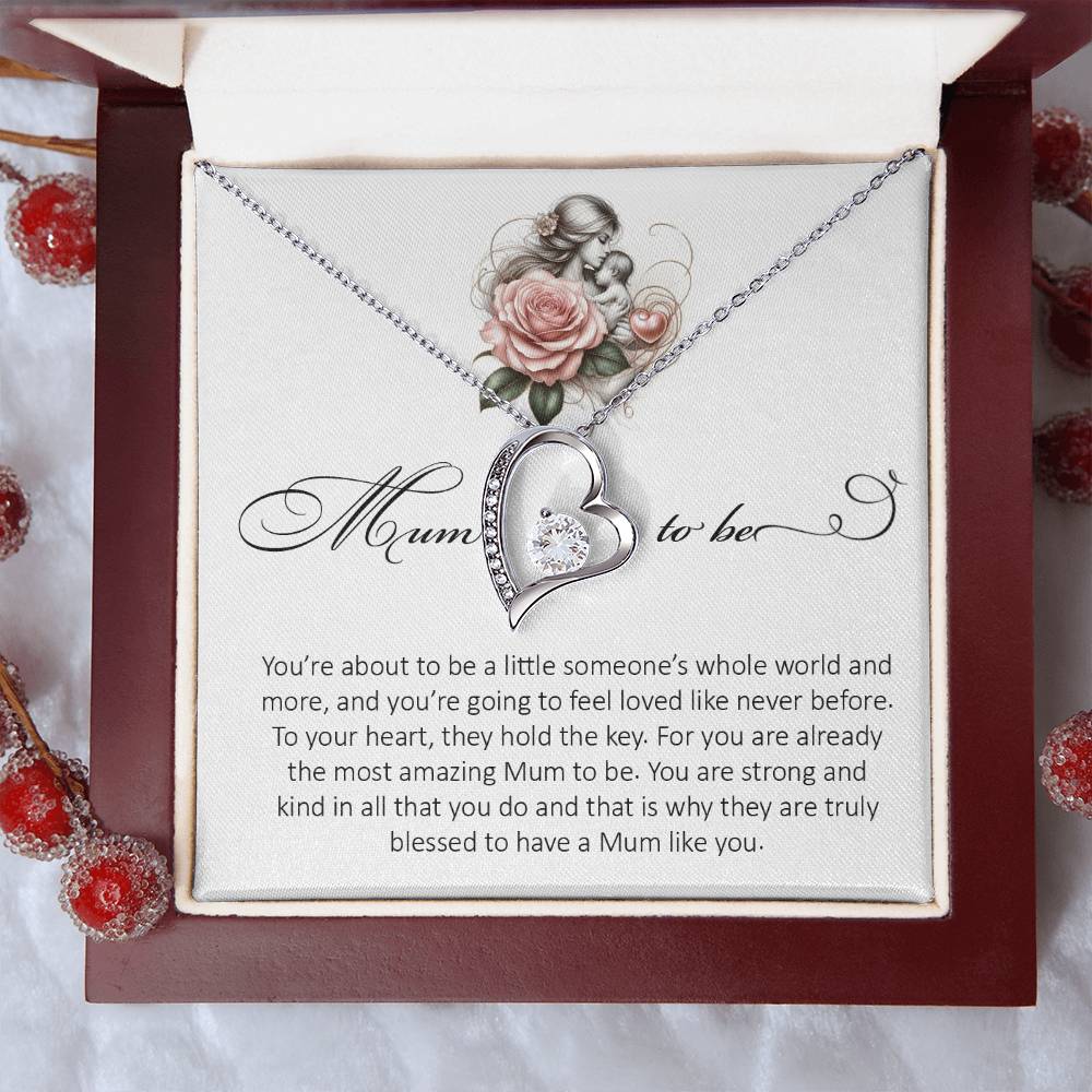 Forever Heart Necklace, Mum To Be