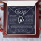 To My Beautiful Wife, Forever Love Necklace
