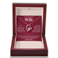 Forever Love Necklace - To My Beautiful Wife "You Are My Best Friend"