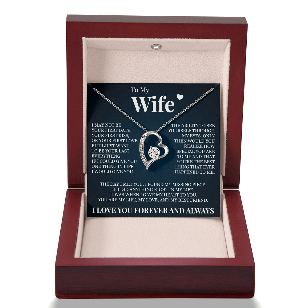 Forever Love Necklace - To My Wife "I Found My Missing Piece"