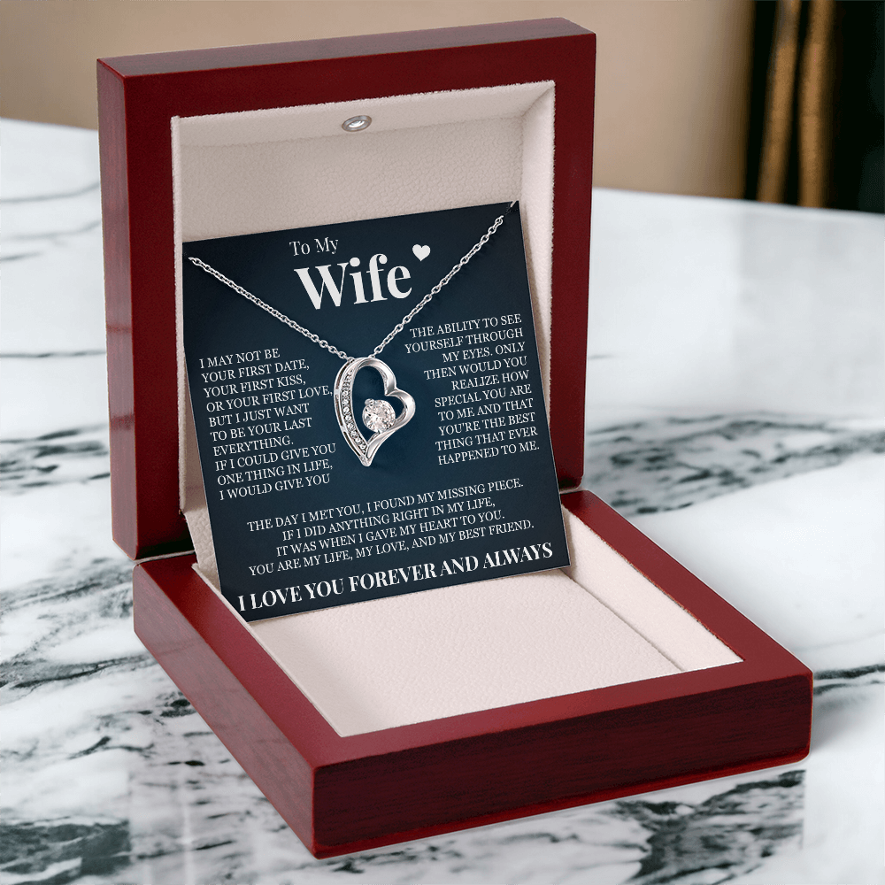 Forever Love Necklace - To My Wife "I Found My Missing Piece"