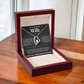 Forever Love Necklace - To My Beautiful Wife "The One Who Holds My Heart"