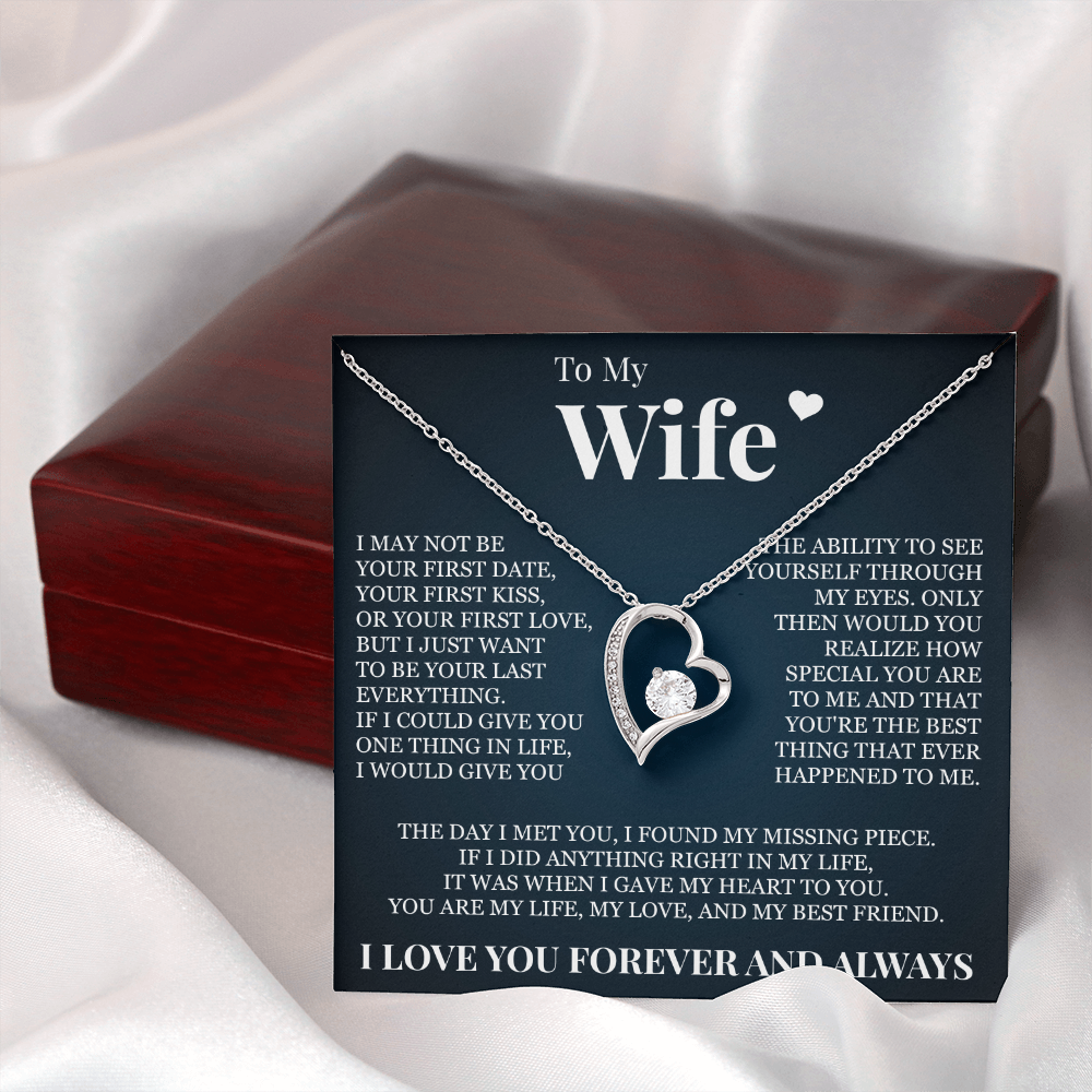Forever Love Necklace - To My Wife "I Found My Missing Piece"