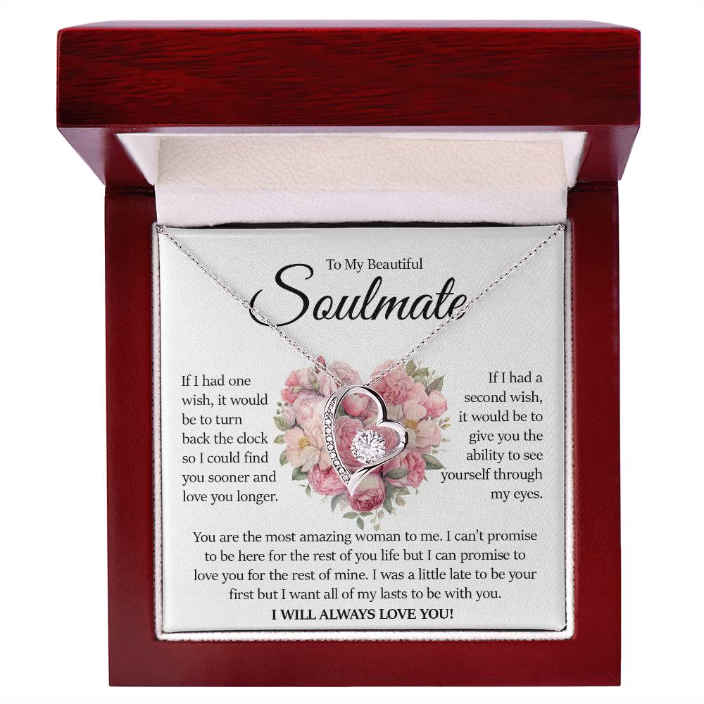 To My Beautiful Soulmate, Forever Love Necklace