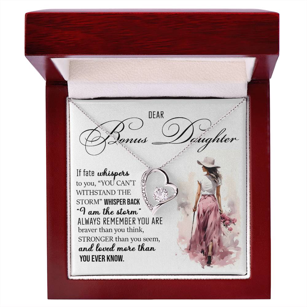Forever Heart Necklace, Bonus Daughter Gift