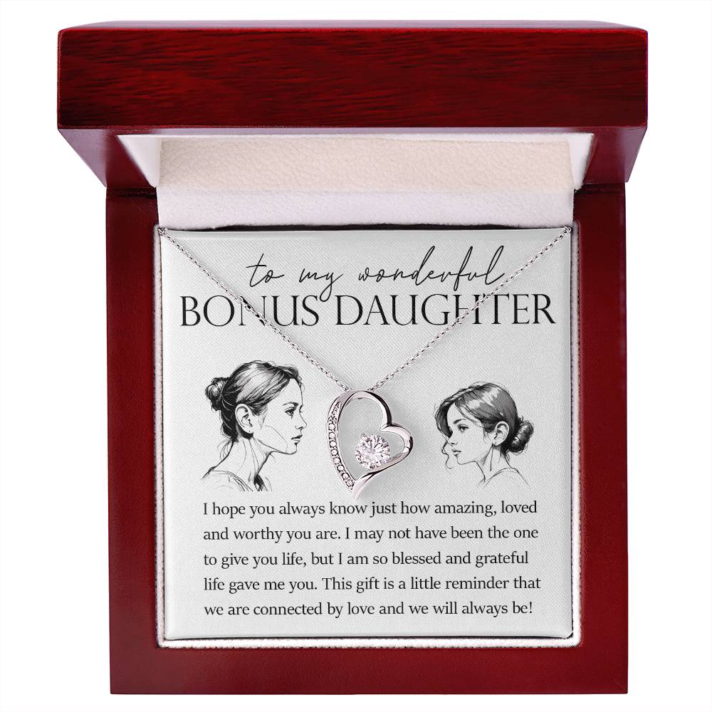 Forever Heart Necklace, Bonus Daughter Gift