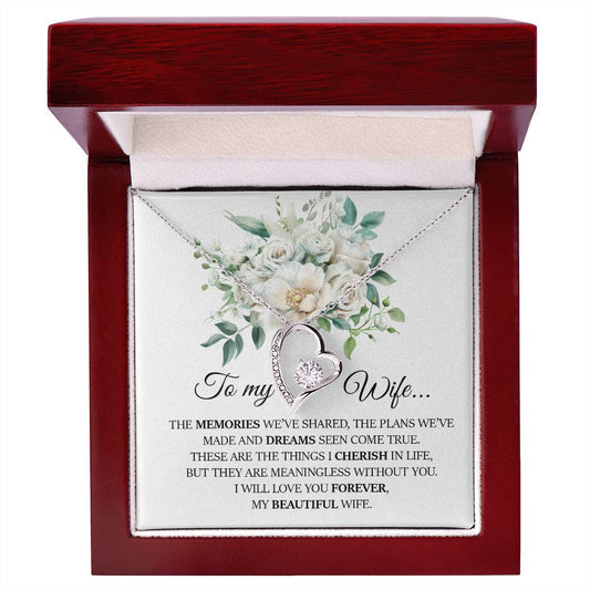 To My Wife, Forever Love Necklace