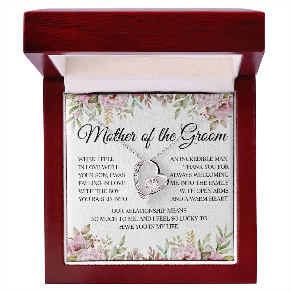 Mother of The Groom, Forever Love Necklace