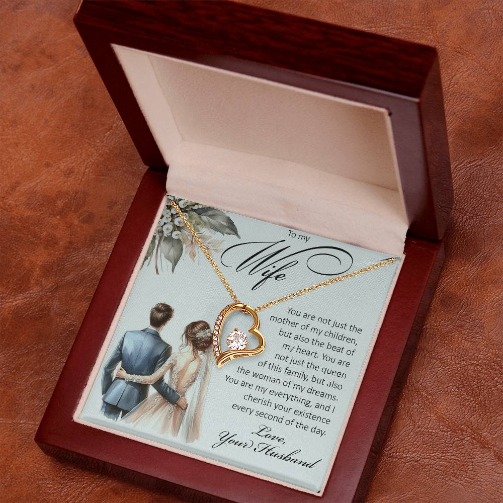 To My Wife, Forever Love Necklace